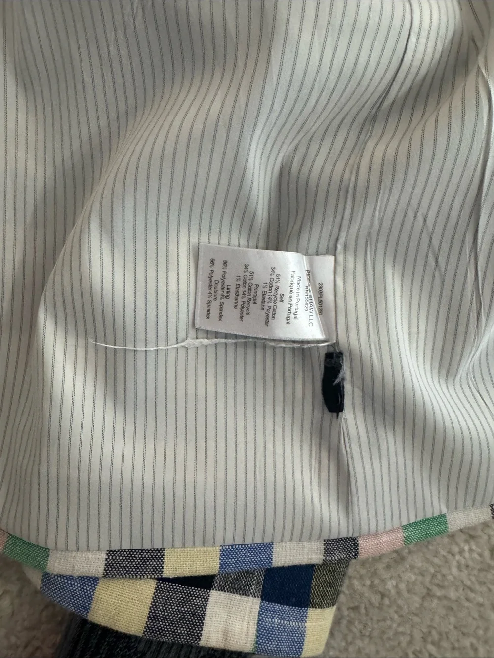 Veronica Beard Checked Single-Button Blazer in Pink, Blue, Green, Black